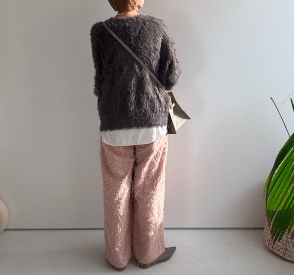 画像8: ●ゆるっと大人な雰囲気◎シャギーVネックニット【LIVEご紹介アイテム】 (8)