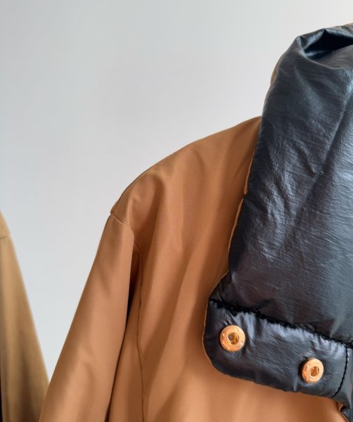 画像6: ●【 LIVEご紹介アイテム】●配色ワンピース＋中綿ショートジャケットSET (6)