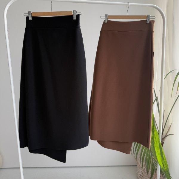 画像2: ●【 LIVEご紹介アイテム】●配色ナロースカート (2)