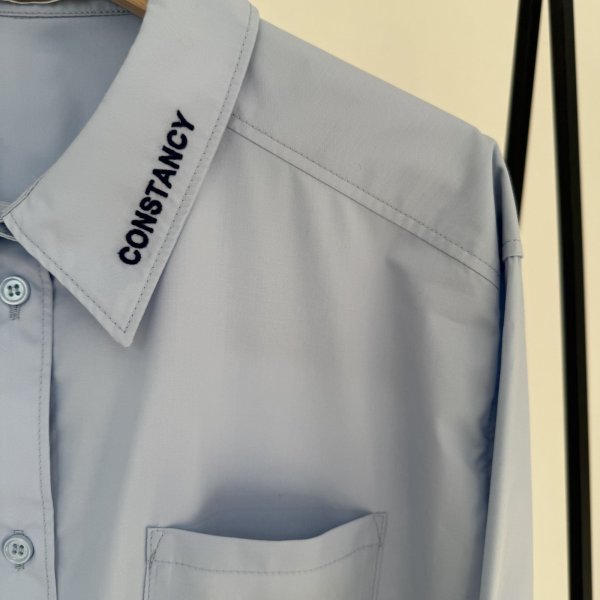 画像2: ●メーカー最終在庫●【1/9LIVEご紹介アイテム】●ポイントロゴデザインシャツ (2)