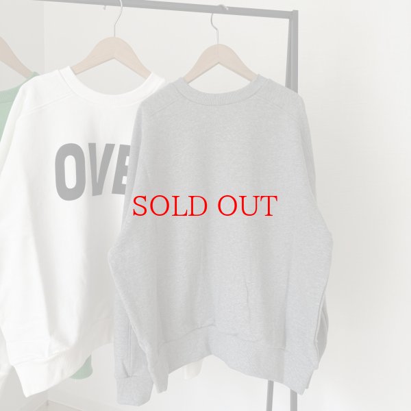 画像2: ●【1/9 LIVEご紹介アイテム】●OVERロゴスエット (2)