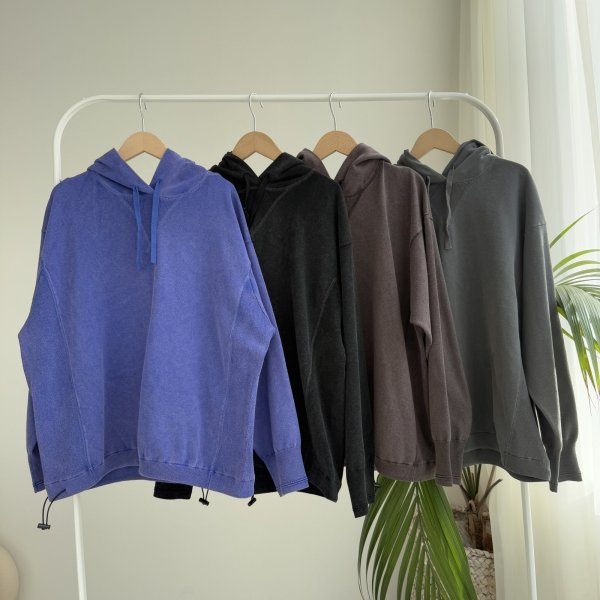 画像1: ●SALE●【1/15 LIVEアイテム】スエットライクニットパーカー (1)