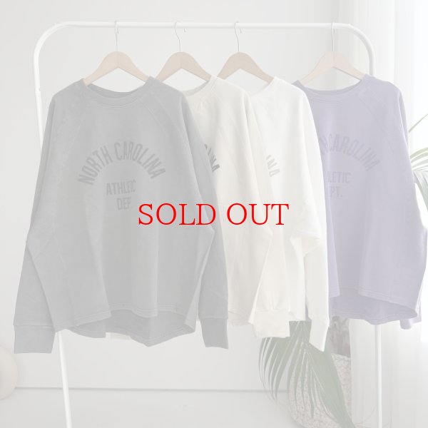 画像2: ●一部カラーのみ期間限定再販【2/22 LIVEご紹介アイテム】ウオッシュカラーマシュマロロゴスエット (2)