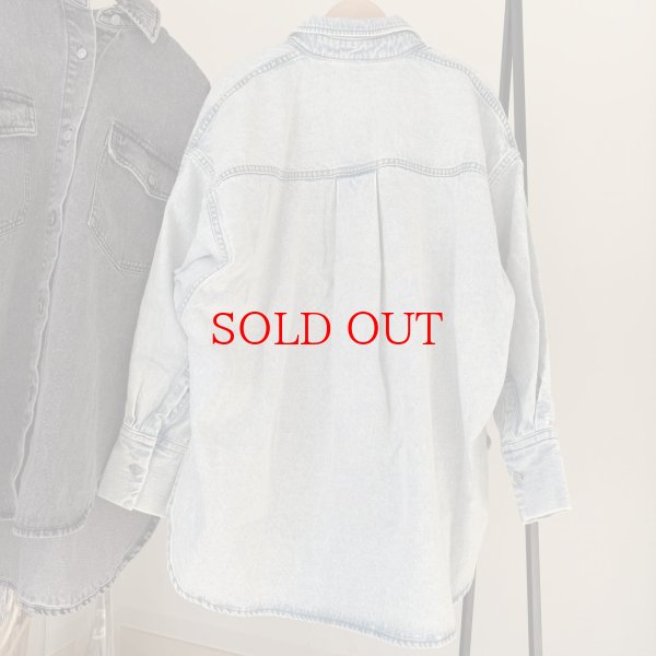 画像2: ●期間限定●【LIVEご紹介アイテム】セットアップ可能◎デニムオーバージャケット (2)