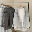 画像1: ●期間限定●【LIVEご紹介アイテム】セットアップ可能◎デニムオーバージャケット (1)