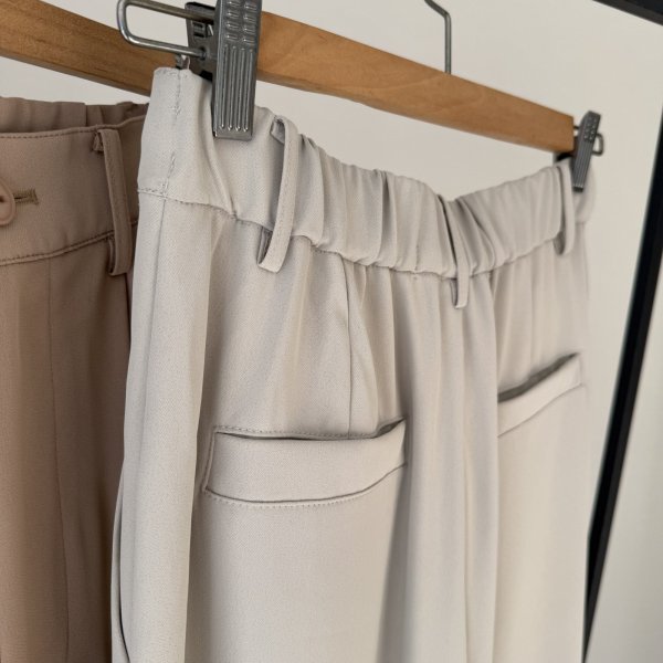 画像3: ●サラっと素材で夏もOK!【4/10 LIVEご紹介アイテム】ジョーゼットカーブパンツ (3)