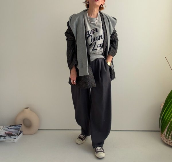 画像10: 【1/21 LIVEご紹介アイテム】●刺繍ロゴスエット (10)