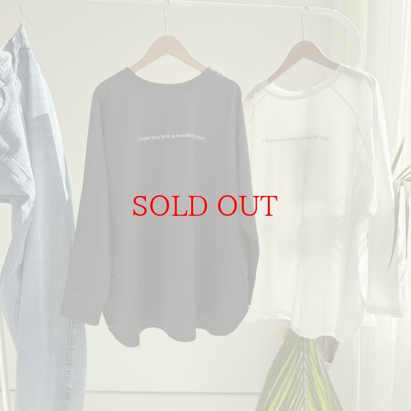 画像4: 【1/25 LIVEご紹介アイテム】●転写ロゴプリントロンT (4)