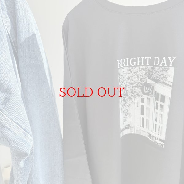 画像2: 【1/25 LIVEご紹介アイテム】●転写ロゴプリントロンT (2)