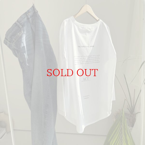 画像4: 【1/25 LIVEご紹介アイテム】●前後ロゴロンT (4)