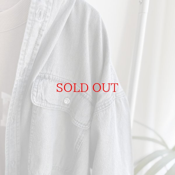 画像4: 【1/28 LIVEご紹介アイテム】●グレーウォッシュデニムシャツ (4)