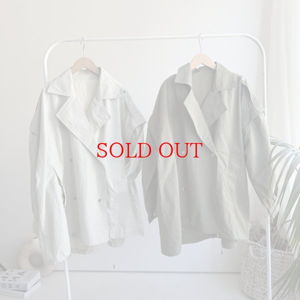 画像2: ●お袖が外れる!?2WAYタイプ【2/5 LIVEご紹介アイテム】●2WAYトレンチベスト (2)