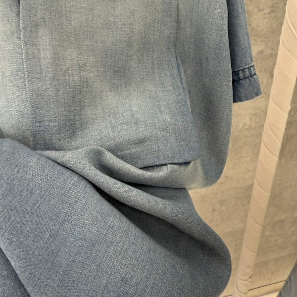 画像3: ●在庫限り【6/3 LIVEご紹介アイテム】●テンセルデニムロングプルオーバー (3)