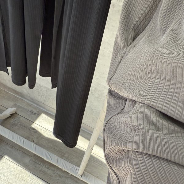 画像2: ◎楽ちんで1枚できちんと見え◎おすすめセットアップ◎【6/10 LIVEご紹介アイテム】大人シンプルリブセットアップ (2)