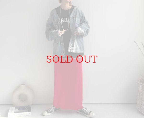 画像2: ●最終追加【1/28 LIVEご紹介アイテム】●ノーカラーデニムジャケット (2)