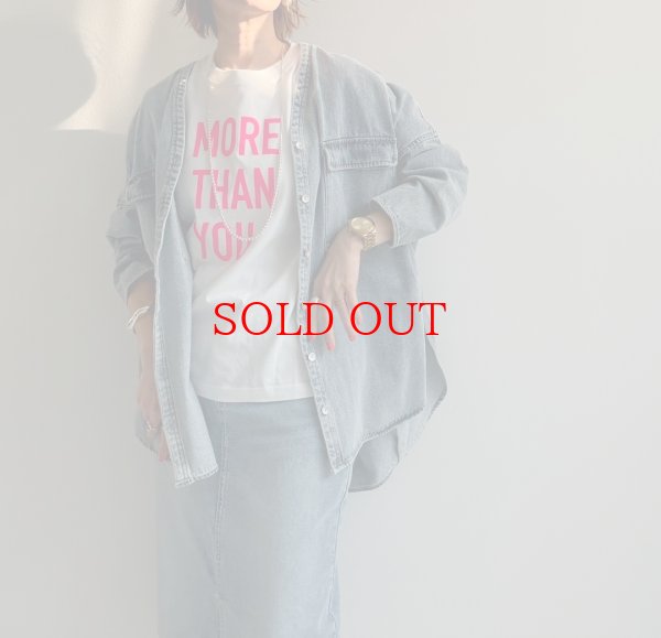 画像4: 大人気アイテムがリニューアルして復活!!【2/19 LIVEご紹介アイテム】ノーカラーオーバーデニムジャケット (4)