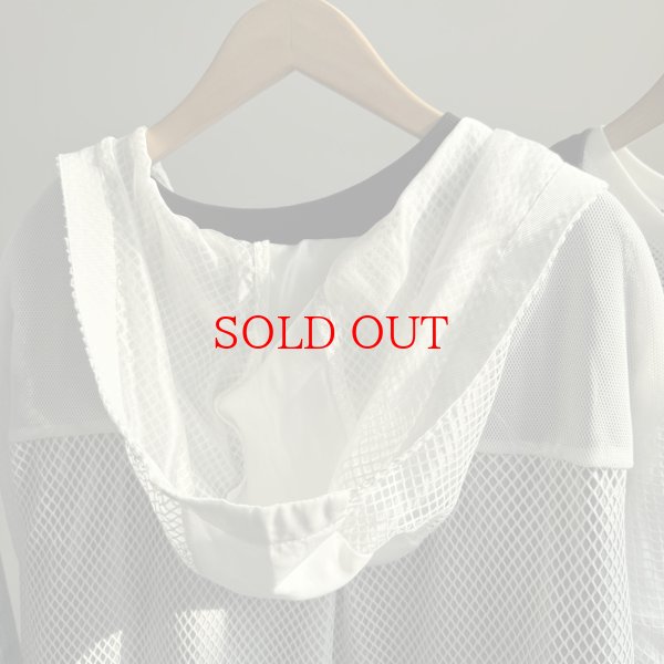 画像3: 【3/4 LIVEご紹介アイテム】メッシュレイヤードパーカー (3)