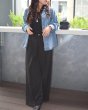 画像5: ●数量限定メーカーフリー枠解放●【5/26 LIVEご紹介アイテム】バックボタンデザインテンセルデニムシャツ（セットアップ可能） (5)