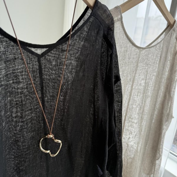 画像5: ●リネンの雰囲気が素敵すぎる●【5/10 LIVEご紹介アイテム】ゆるっとリネンプルオーバー (5)