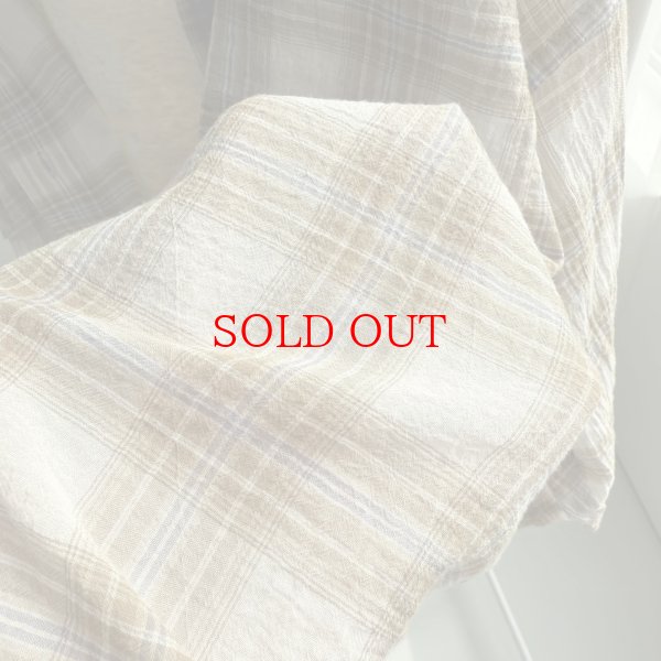 画像5: ●数量限定●【3/8 LIVEご紹介アイテム】<予約>シアーチェックシャツ (5)