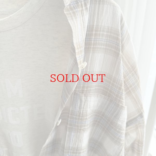 画像3: ●数量限定●【3/8 LIVEご紹介アイテム】<予約>シアーチェックシャツ (3)