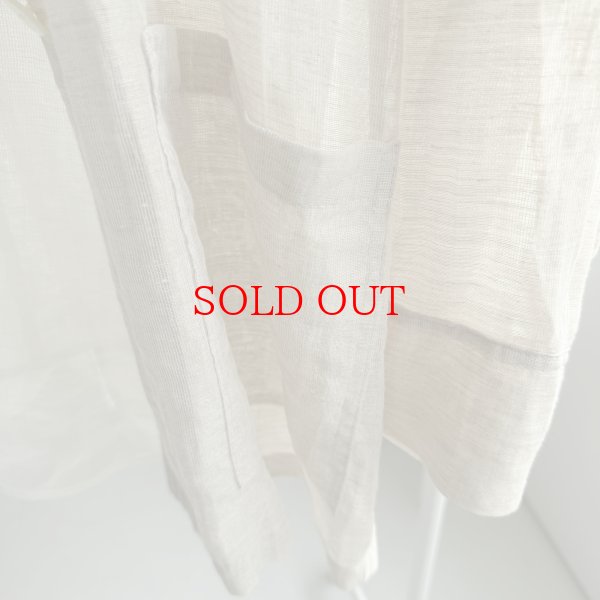 画像2: ●期間限定●数量限定●【3/8 LIVEご紹介アイテム】<予約>リネンテーラードジャケット (2)