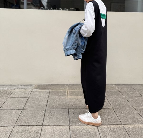 画像28: ●オリジナル●前後2WAYで使えてベルトも3WAY!!着こなし色々【5/12 LIVEご紹介アイテム】2WAY配色ワンピース (28)