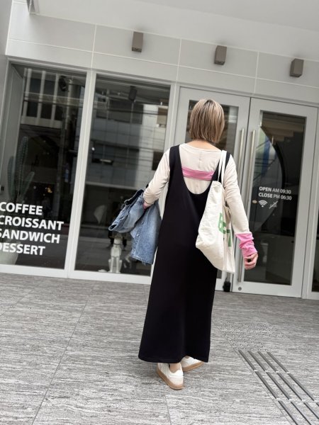 画像16: ●オリジナル●前後2WAYで使えてベルトも3WAY!!着こなし色々【5/12 LIVEご紹介アイテム】2WAY配色ワンピース (16)