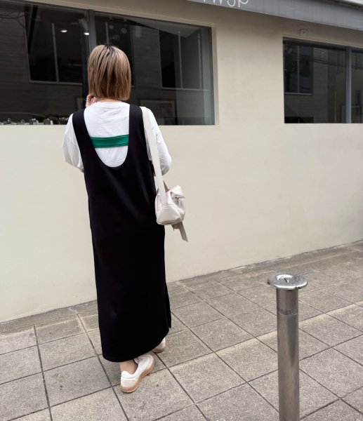 画像29: ●オリジナル●前後2WAYで使えてベルトも3WAY!!着こなし色々【5/12 LIVEご紹介アイテム】2WAY配色ワンピース (29)