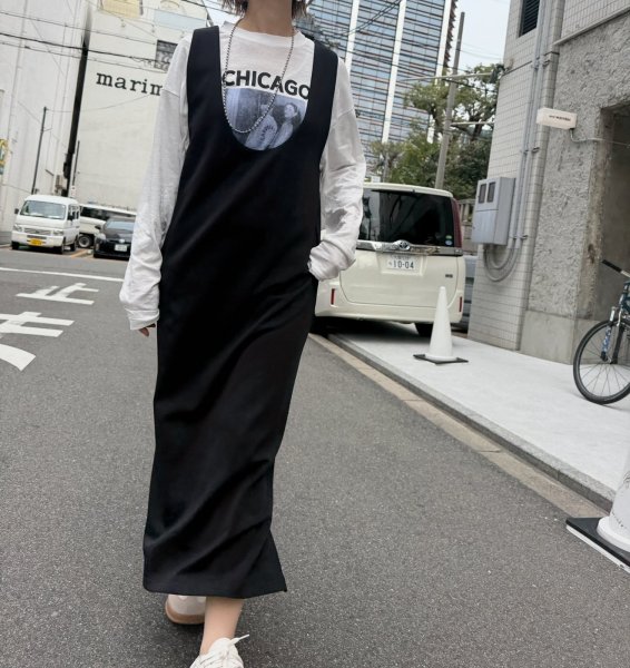 画像13: ●オリジナル●前後2WAYで使えてベルトも3WAY!!着こなし色々【5/12 LIVEご紹介アイテム】2WAY配色ワンピース (13)