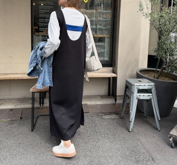 画像9: ●オリジナル●前後2WAYで使えてベルトも3WAY!!着こなし色々【5/12 LIVEご紹介アイテム】2WAY配色ワンピース (9)