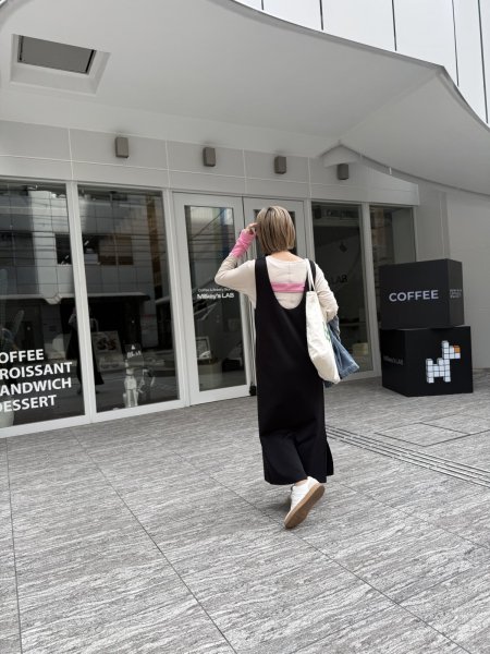 画像21: ●オリジナル●前後2WAYで使えてベルトも3WAY!!着こなし色々【5/12 LIVEご紹介アイテム】2WAY配色ワンピース (21)