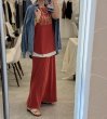 画像2: ●数量限定メーカーフリー枠解放●【5/23 LIVEご紹介アイテム】＜予約/6上仕上り予定＞テロトロ素材で着心地◎ベーシックとろみフレアスカート（セットアップ可能） (2)