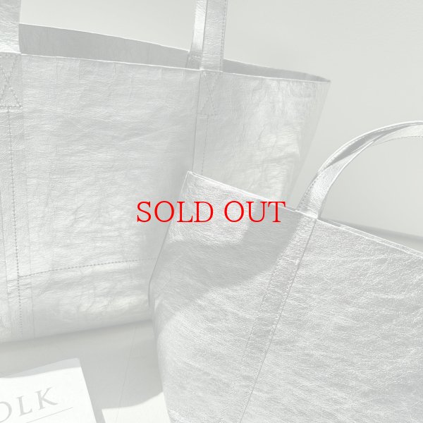 画像2: ●数量限定●フリー販売●【8/23 LIVEアイテム】ウォッシャブルペーパーシルバーバッグ (2)