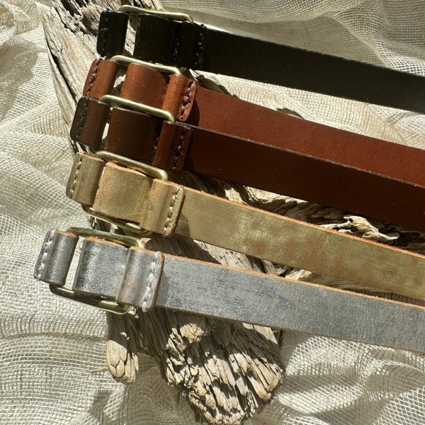 画像2: ●ベルト穴がないから誰でもOK!!なフリータイプ!!【LIVEご紹介アイテム】スライドレザーベルト (2)