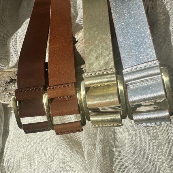 画像3: ●ベルト穴がないから誰でもOK!!なフリータイプ!!【LIVEご紹介アイテム】スライドレザーベルト (3)