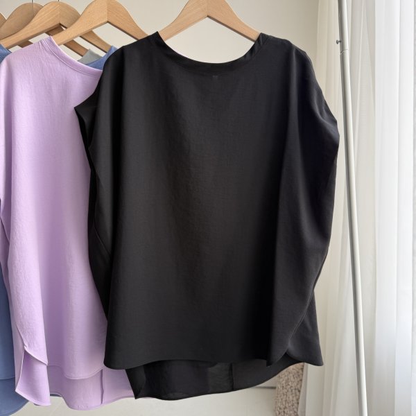 画像7: ●サラッと素材でデイリーにもお仕事にもオススメ【4/10 LIVEご紹介アイテム】タックショルダートップス (7)