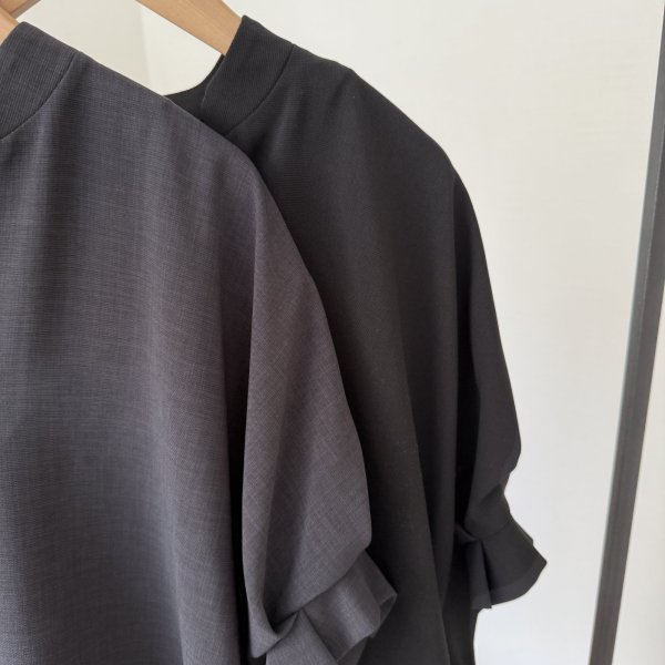 画像3: ●再展開!!接触冷感で夏まで着られる◎クールタッチSETUPシリーズ●【4/15 LIVEご紹介アイテム】クールタッチキーネックトップス<セットアップ可能> (3)