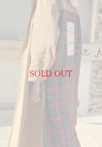 画像31: ●メーカー在庫残り僅か/期間限定掲載（完売カラーは再販なし）●チェックドッキングデザインコート (31)