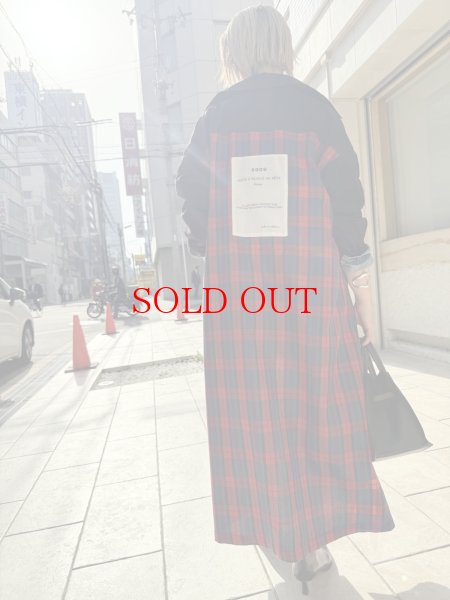画像27: ●メーカー在庫残り僅か/期間限定掲載（完売カラーは再販なし）●チェックドッキングデザインコート (27)