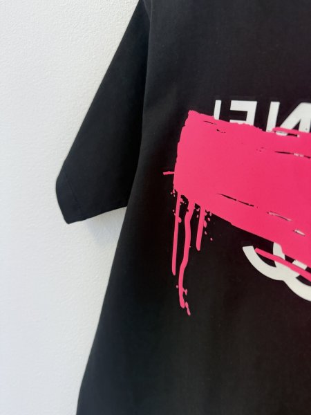 画像4: ●パロディシリーズ●【4/24 LIVEご紹介アイテム】<予約6月>パロディT【C】TYPEネオンピンクぷっくりペイント (4)