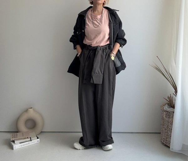 画像10: ●数量限定●【 4/21 LIVEご紹介アイテム】●腰巻スリーブコクーンパンツ (10)