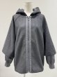 画像4: ●ご予約ポイント対象●ドッキングデザインがオシャレ【5/1 LIVE(4/18LIVEの続き)ご紹介アイテム】＜予約9月＞ドッキングデザインフードブルゾン (4)