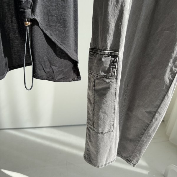 画像3: ●カジュアルすぎない大人カーゴ【5/10 LIVEご紹介アイテム】●ピグメントカーゴパンツ（ピグメントシアーロングシャツとセットアップもオススメ） (3)