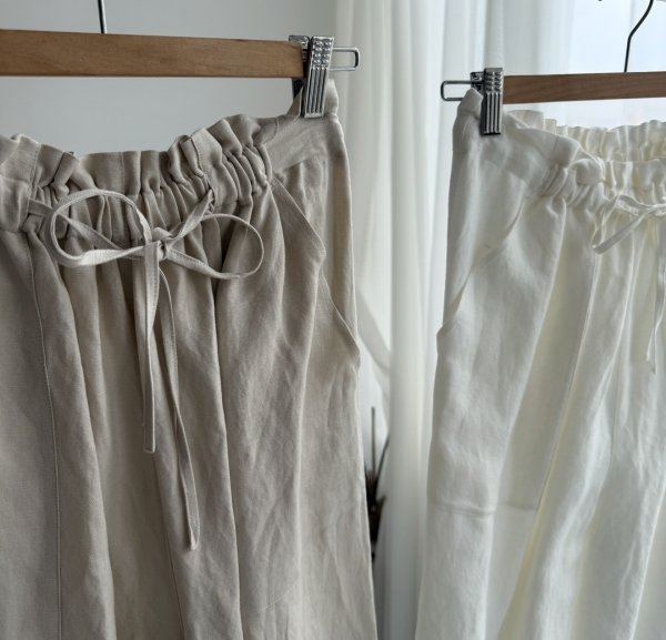 画像5: ●くたっとリネンの風合い◎【5/10 LIVEご紹介アイテム】リネン混イージーパンツ (5)