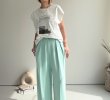 画像2: ●カラー展開が可愛い◎【5/12 LIVEご紹介アイテム】カラータックパンツ (2)