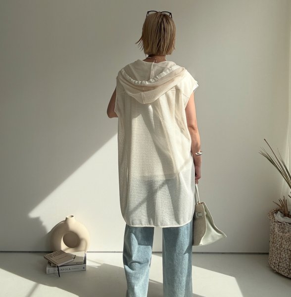 画像4: ●在庫限り●【5/12 LIVEご紹介アイテム】メッシュフーディ (4)