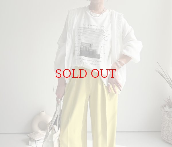 画像3: ●在庫限り●【5/12 LIVEご紹介アイテム】フレンチフォトプリントT (3)