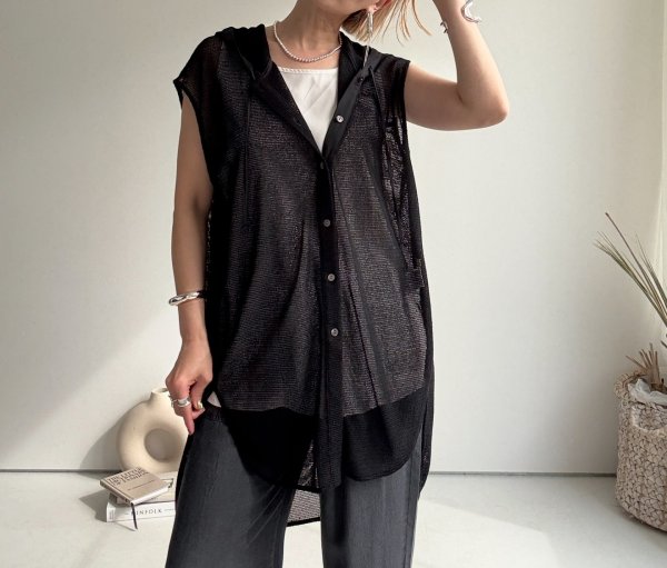 画像6: ●在庫限り●【5/12 LIVEご紹介アイテム】メッシュフーディ (6)