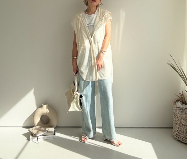 画像2: ●在庫限り●【5/12 LIVEご紹介アイテム】メッシュフーディ (2)